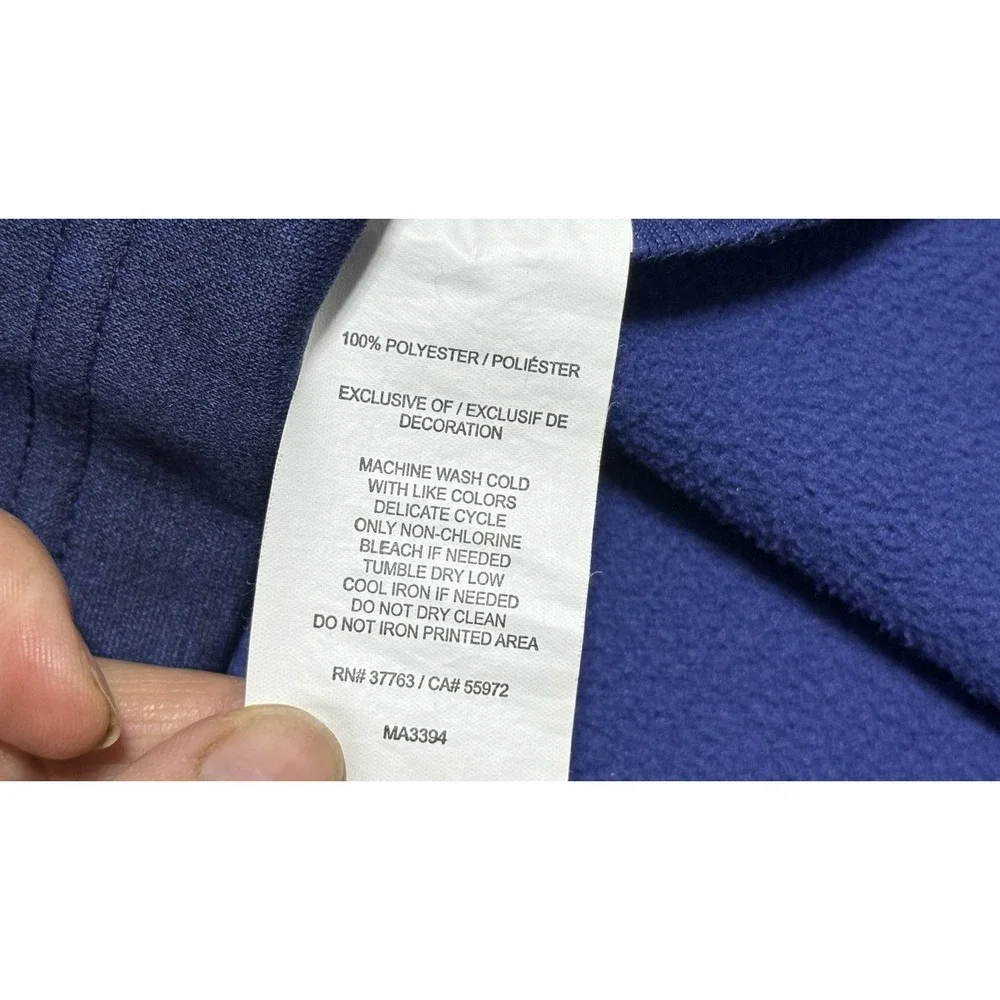 Callaway Pullover Mens Large Blue 1/4 Zip Fleece‎ Lined Golf Performance Top